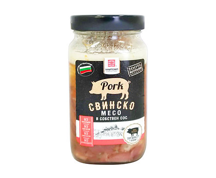 Унитемп свинско в собствен сос 510 г