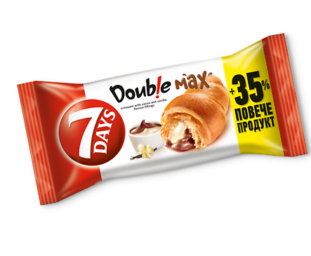 7 Days Кроасан Макс какао и ванилия 92 г