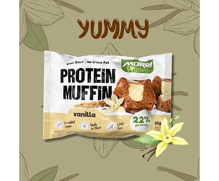 Протеинов мъфин Ванилия 22 протеин 60 г