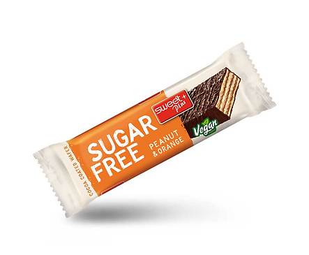 Sweet Вафла без захар с фъстък и портокал 24 г