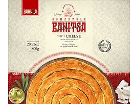 Country bakery вита баница със сирене 800 г