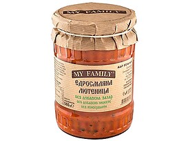 Едросмляна лютеница без захар и консерванти My Family 560 г
