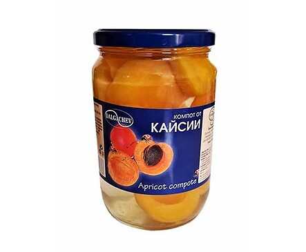 Дългъчев Компот от кайсии 720 г