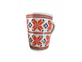 Чаша за кафечай с принт Шевици