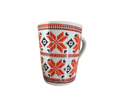 Чаша за кафечай с принт Шевици