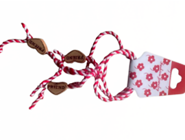 Комплект 3 мартенички за ръка сърце Friend