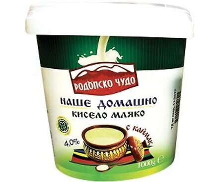 Родопско чудо Кисело мляко с каймак 4 10 кг