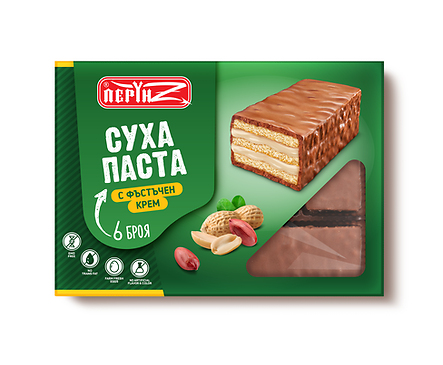 Перун Суха паста с фъстъчен крем 240 г