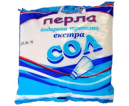Трапезна сол йодирана Перла 10 кг