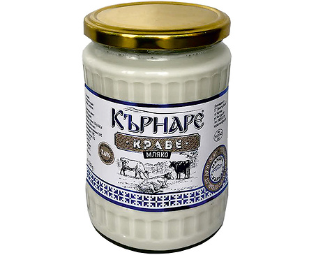 Кърнаре кисело мляко краве стъкло 530 г