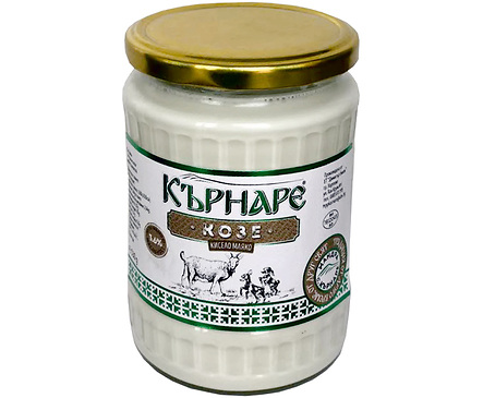 Кърнаре кисело мляко козе стъкло 530 г