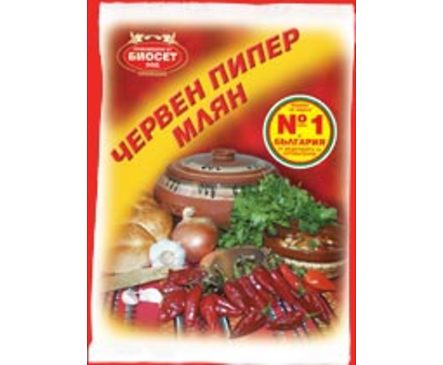 Биосет Червен пипер сладък бурканче 30 г