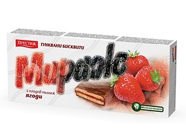 Мираж Бисквити с крем Ягода 200 г