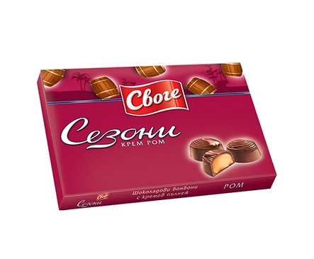 Бонбони Сезони Ром шоколадови 160 г