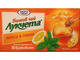 Билков чай Лукчета мента и лимон 24 г